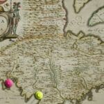 Karta Istre iz Italije.