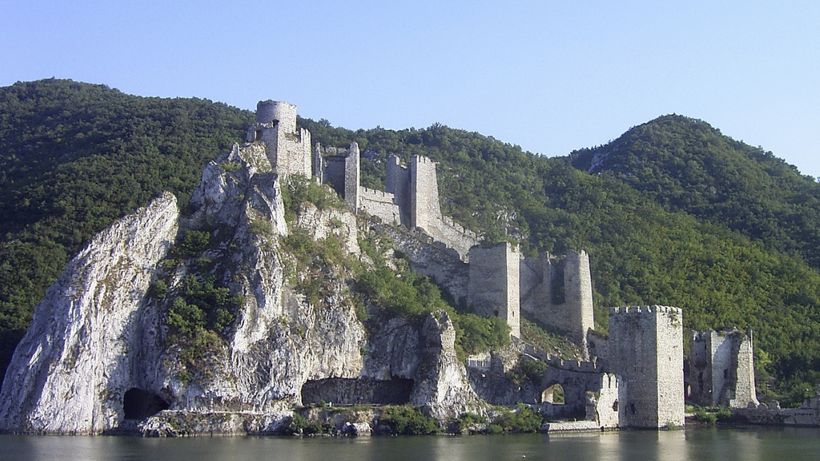 golubački grad, srbija, tvrđava.