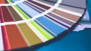 paleta boja, karta boja.