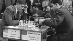 Fischer vs Tal, 1960 Leipzig | © wikimedia.org