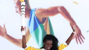Olimpijski plamen, Fabiana Claudino, Rio, Brazil