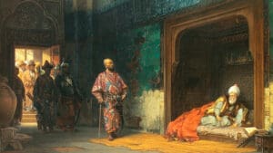 Bajazit I, u zarobljeništvu mongola