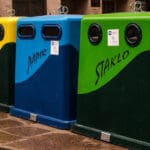 Reciklaža, odvojeni prostor za odlaganje otpada