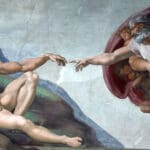 Stvaranje Adama, freska, Sikstinska kapela, Michel Angelo