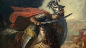 Bitka za Kosovo, Miloš Obilić, by Aleksandar Dobrić