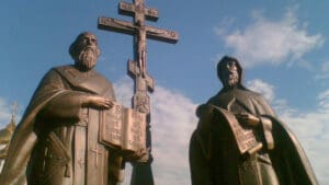 Sveta braća, Kirilo i Metodije, Spomenik u ruskom gradu Hanti-Mansijsk