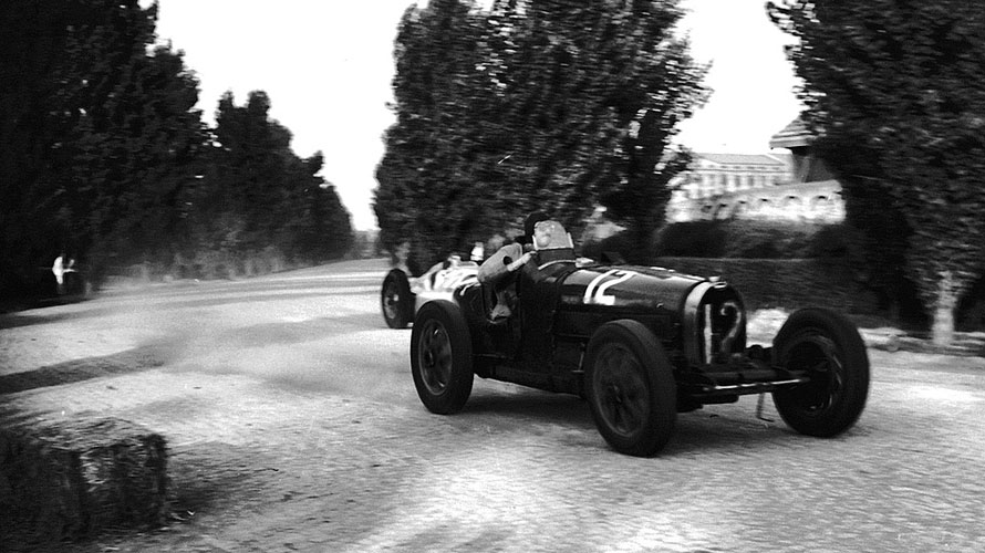 Boško Milenković, Bugatti T51, trka Beograd