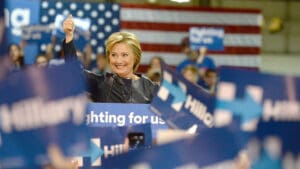 Hillary Clinton, kandidat demokrata, na izborima u SAD 2016
