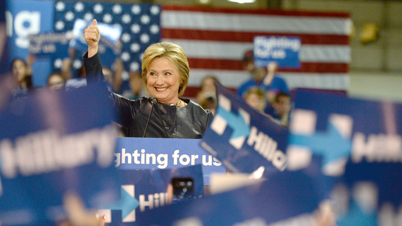Hillary Clinton, kandidat demokrata, na izborima u SAD 2016