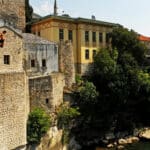 Stari most, Mostar, skakač, Bosna i Hercegovina, neretva