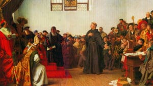 Martin Luther pred u Wormsu, slika Anton von Werner