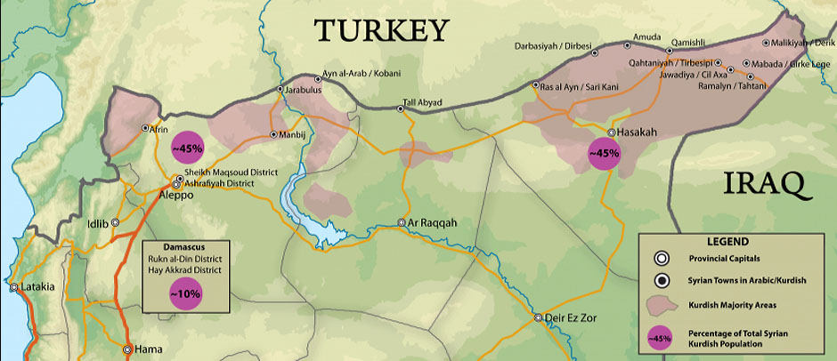 Kurdska područja