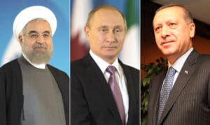 Rouhani - Putin - Erdogan