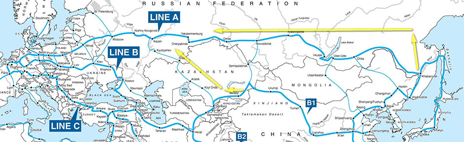 Euroazijska željeznica prezentirana prvi put 1992. godine