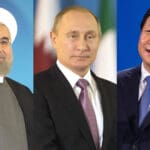 Hassan Rohani - Vladimir Putin - Xi Jinping
