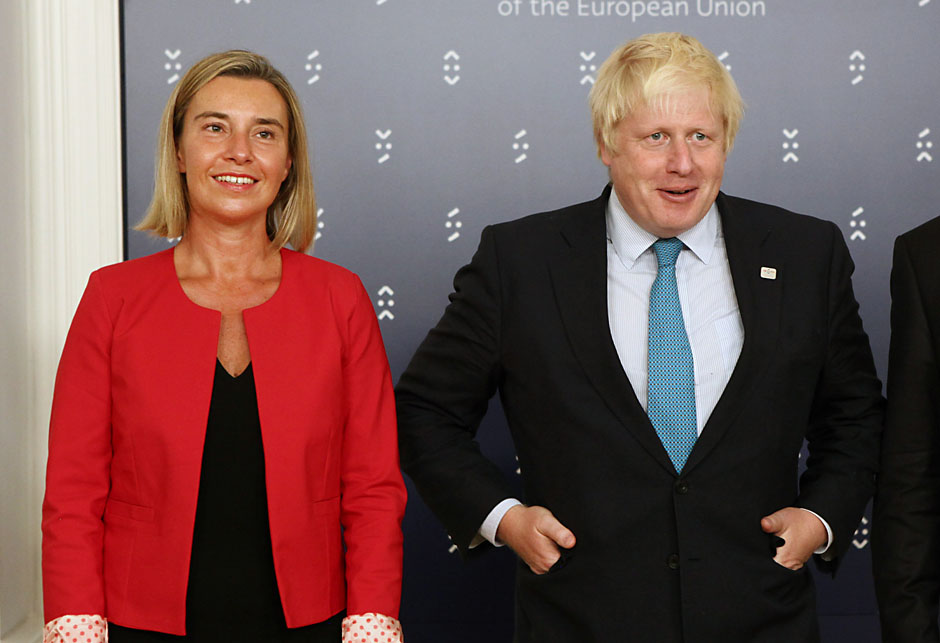 Federica Mogherini - Boris Johnson