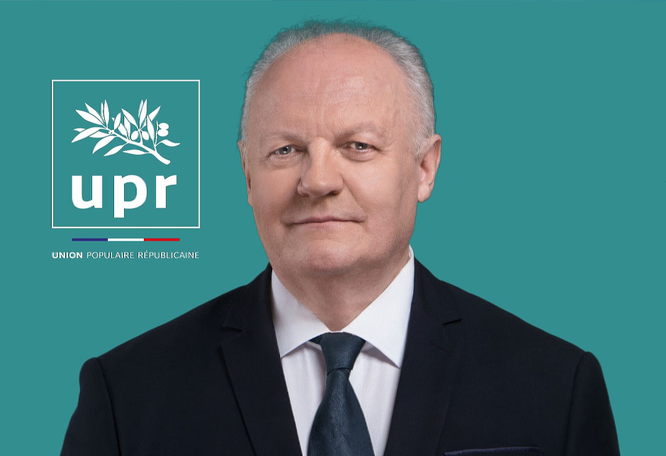 Predsjednički kandidat François Asselineau - UPR - Francuska