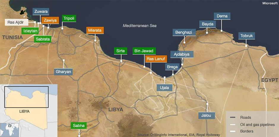 Karta Libije