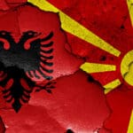 Zastave - Albanjia i Makedonija