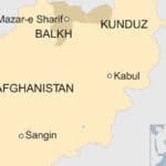 Afganistan karta