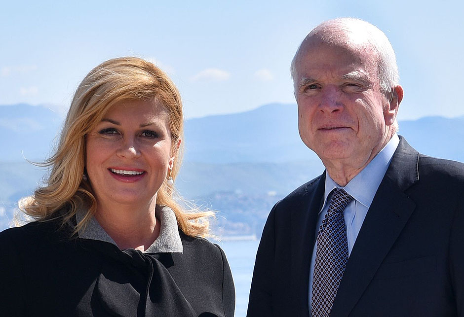 Kolinda Grabar-Kitarovic - John McCain