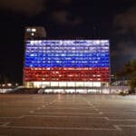 Tel-Aviv u bojama Rusije