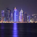 Doha noću - Katar