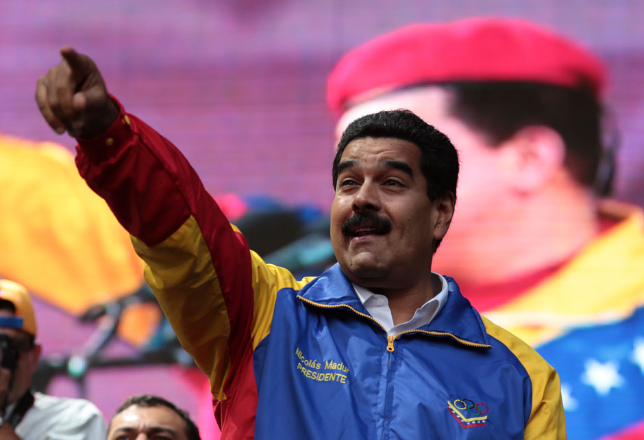 Maduro i Chavez iza