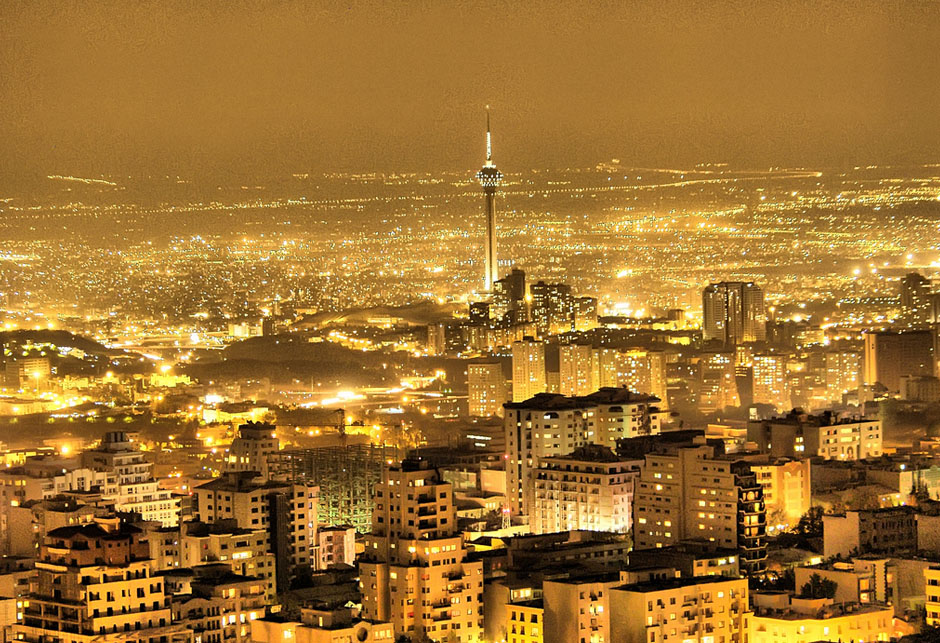 Teheran noću