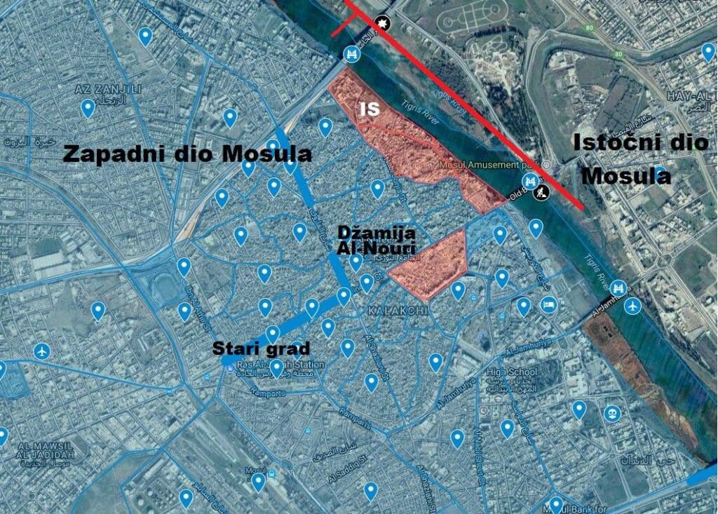 Karta oslobađanja Mosula