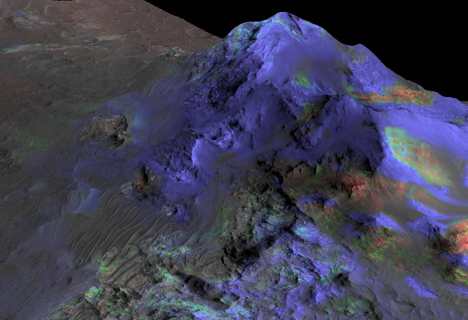 Dubinska detekcija leda na Marsu