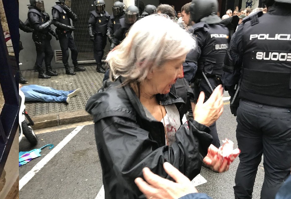 Represija zbog referenduma u Kataloniji Represija zbog referenduma u Kataloniji