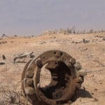 Sirija - ostatci bombe