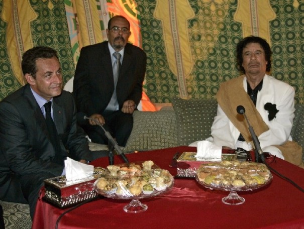 Sarkozy Gadafi
