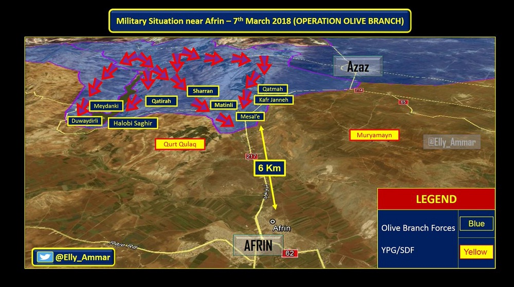 Jinderes Afrin prije ulaska turskih snaga