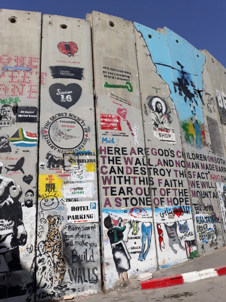 Izrael zid i grafiti