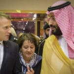 Emmanuel Macron i Mohammad bin Salman