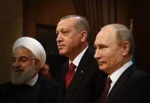 Rohani - Erdogan - Putin