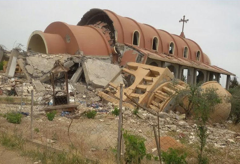 Srušena crkva u Siriji od strane pobunjenika