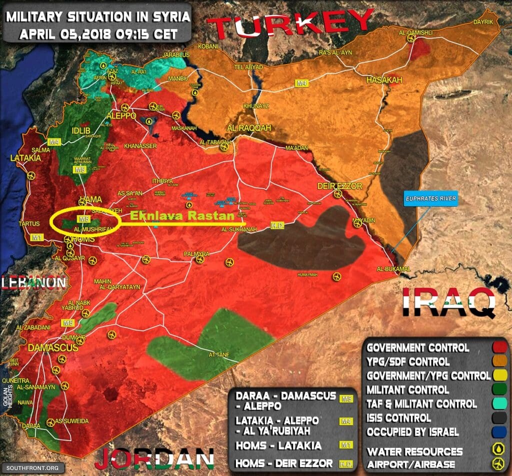 Hama 16.04.18 Sirija