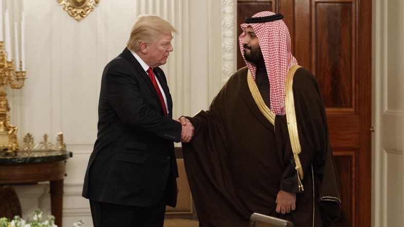  Donald Trump i Mohammad bin Salman