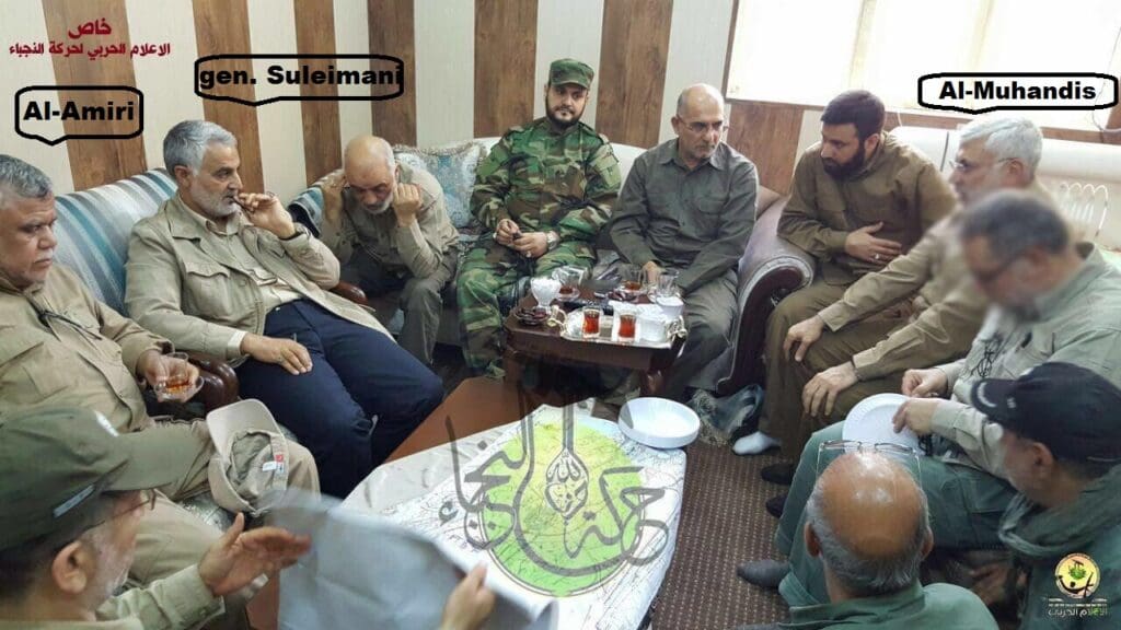 Hadi Al-Amiri, Qasem Suleimani i Abu Mahdi Al-Muhandis 