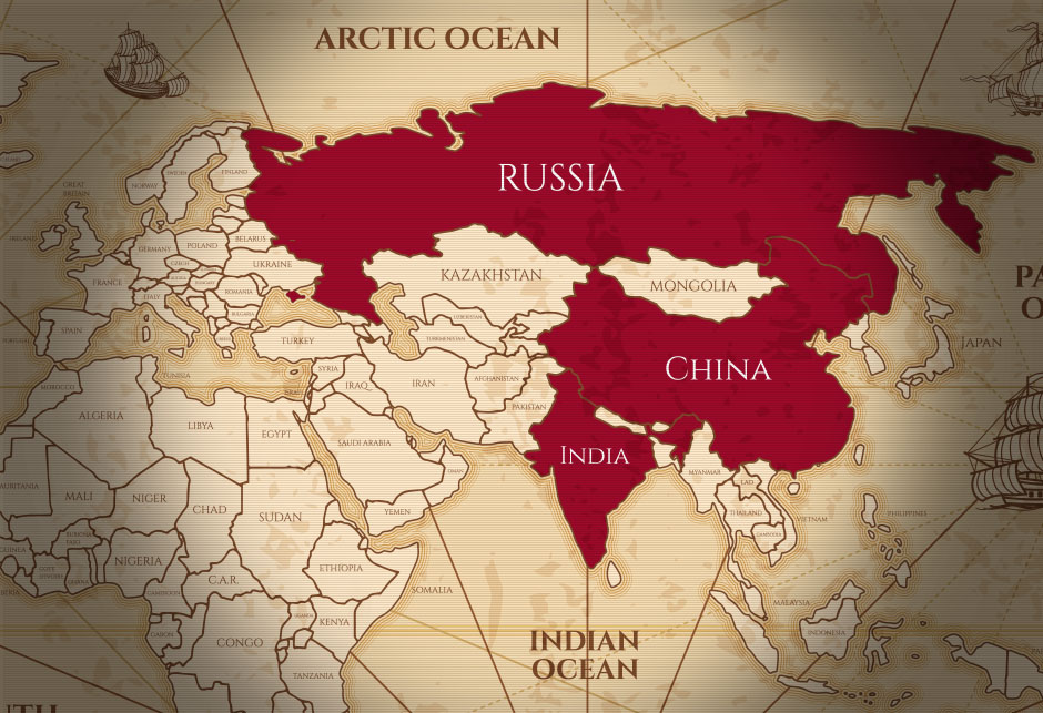 Rusija - Kina - Indija