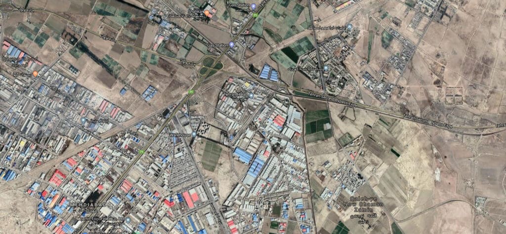 distrikt Shorabad u juznom Teheranu