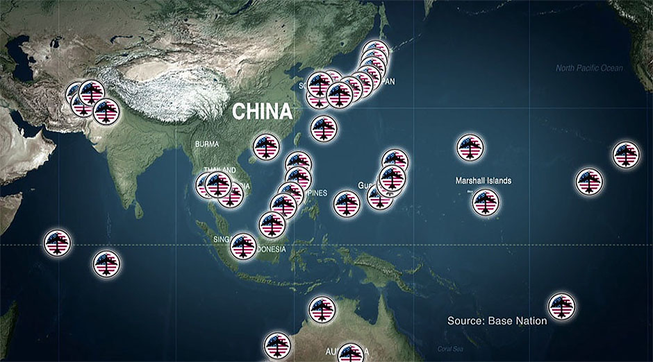 Američka vojna prisutnost blizu Kine