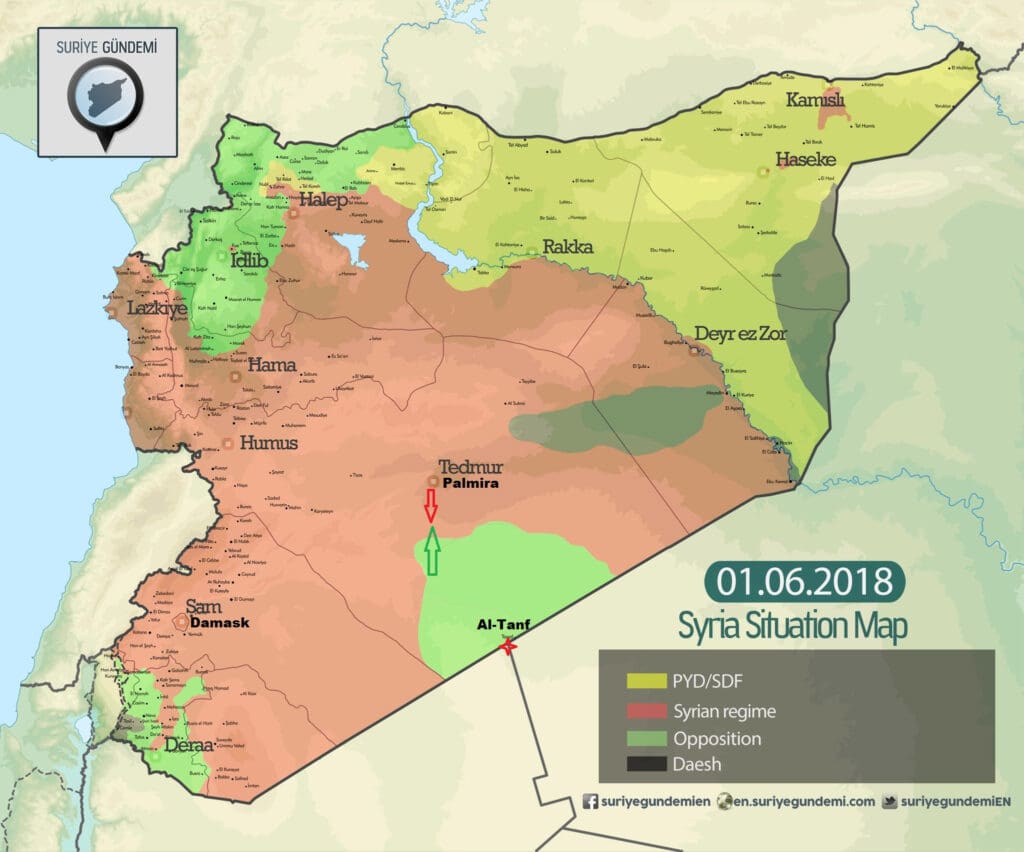 sirija Al tanf 01.06.2018