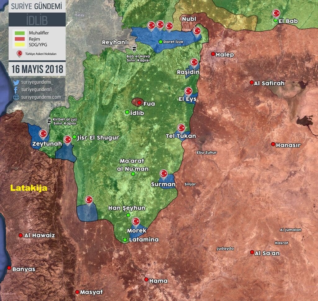 Turski vojni punktovi za praćenje primirja u Idlibu