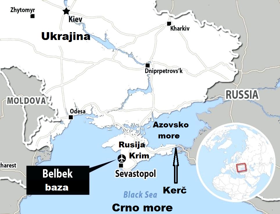 Krim kerč azovsko more