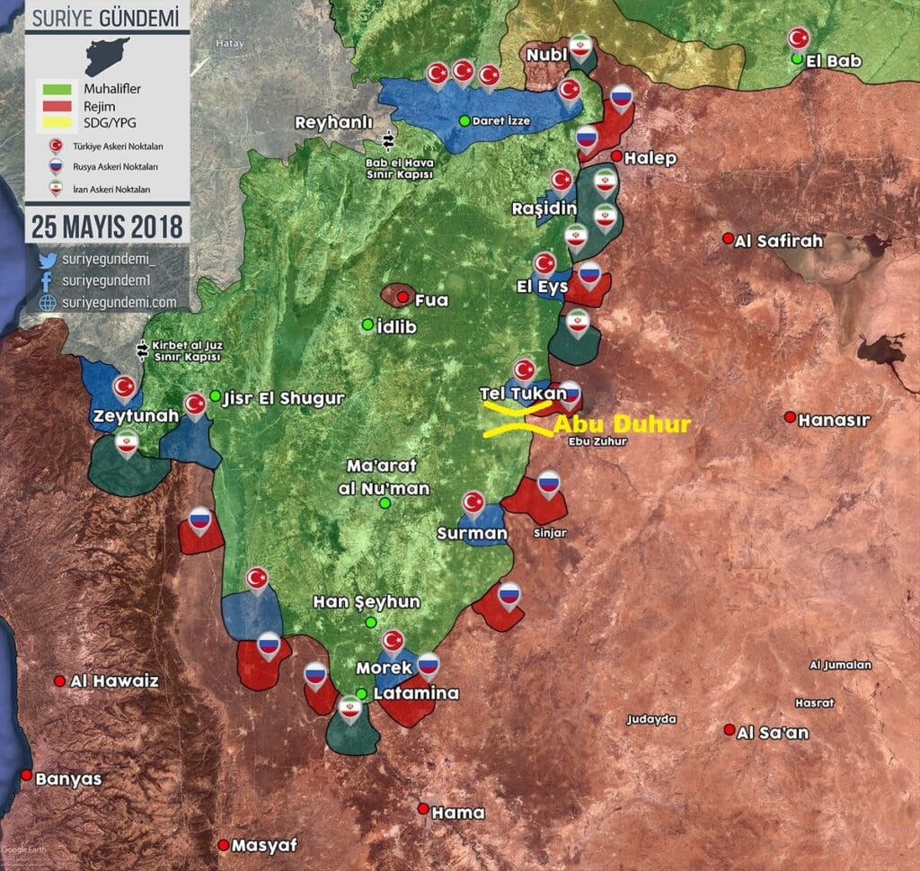 idlib Abu Duhur 30.07.2018.