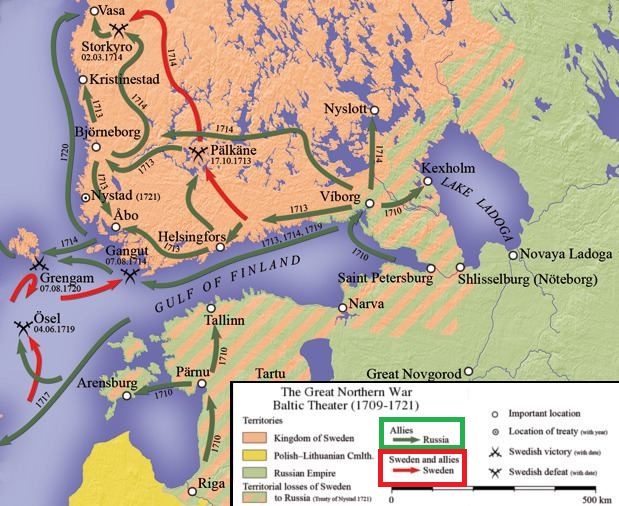 Veliki Sjeverni rat od 1709. do 1721